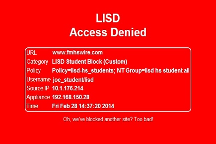 Proxies Take the Fun Out of [LISD Access Denied]