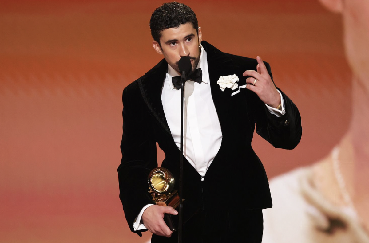 Bad Bunny calls out ICE in his acceptance speech after winning the Grammy for Best Música Urbana Album.
